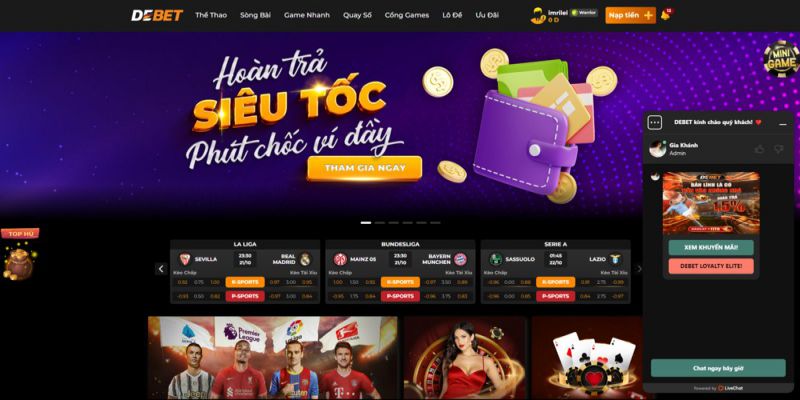 Quyền lợi của bet thủ khi thực hiện rút tiền Debet